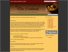Tablet Screenshot of desicookbook.com